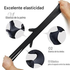 ⚡50% de descuento🎁 【100 piezas - Talla L】Guantes profesionales de nitrilo: resistentes, antideslizantes, resistentes a las manchas y a los arañazos