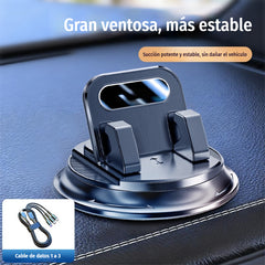 🎯 ¡50% DE DESCUENTO EN TODO! Soporte giratorio para teléfono – Montaje seguro en el salpicadero, goma de alto agarre 🧭🔄 【Calidad garantizada】