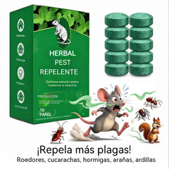 🐀 ¡50% DE DESCUENTO AHORA! ⚡ 🟢 Tabletas repelentes de roedores e insectos - Paquete de 12