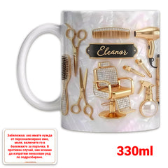 ✨✂️Taza de café de cerámica personalizada, ligera y lujosa