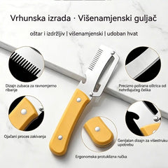 【Kupite 1, dobijte 1 gratis (2 artikla) 】 Višenamjenska kuhinjska gulilica 3 u 1: Gulite, režite i otvarajte boce!