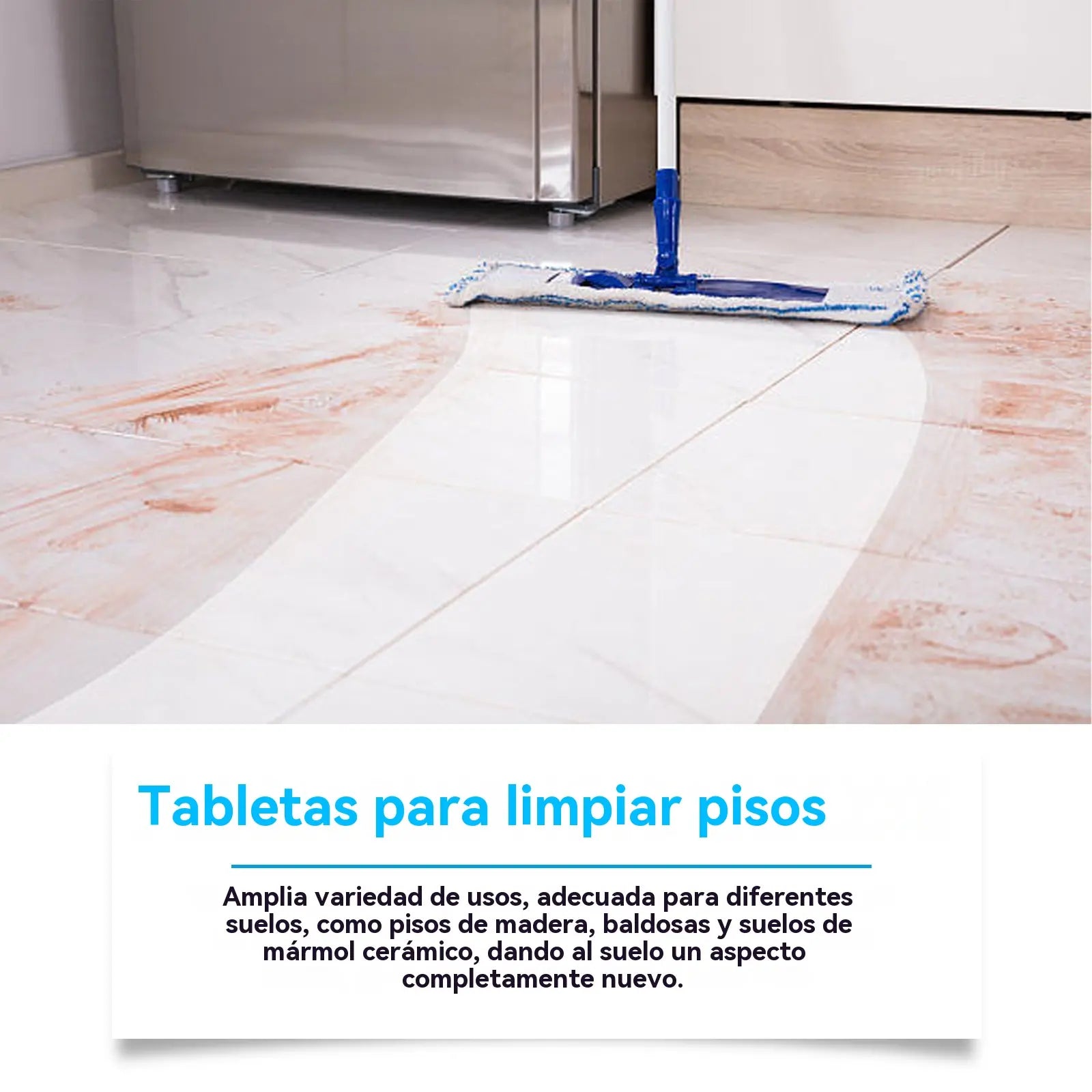 ✨【Compra uno y llévate otro gratis】Pastillas efervescentes para limpiar suelos: eliminan manchas, incrustaciones, dan brillo y abrillantan.