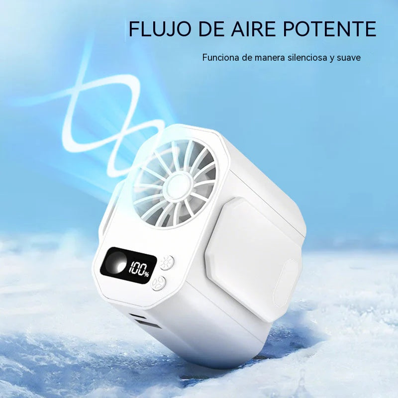 Ventilador de cintura multifuncional para refrigeración
