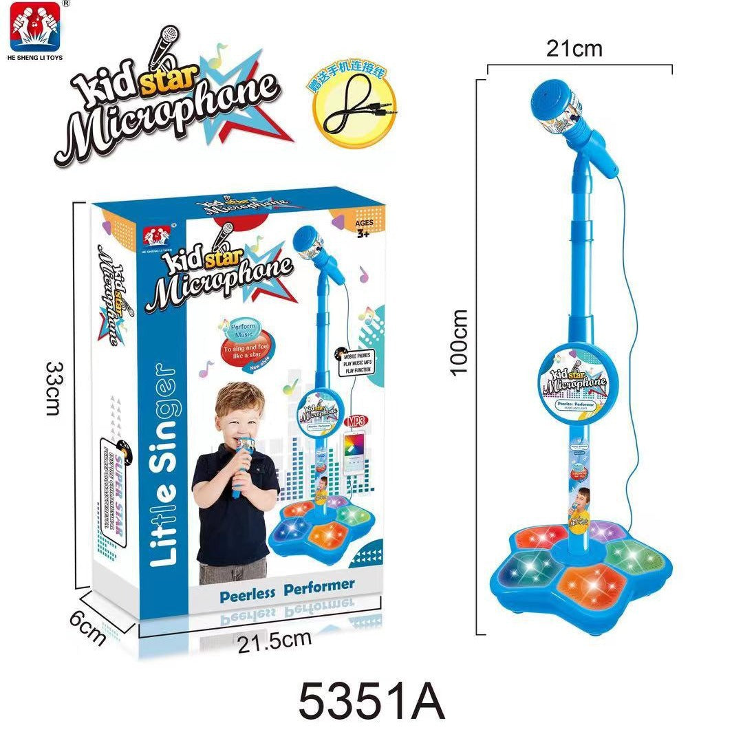 💥Juego de micrófono, juego de máquina de karaoke con luz
