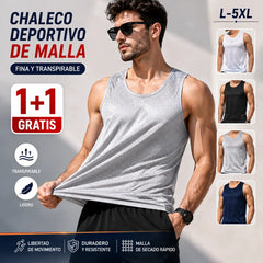 🔥【Compre 1 y obtenga 1 gratis】（2 piezas）Camiseta informal de seda helada para hombre ✅ Ligera, transpirable y de secado rápido.