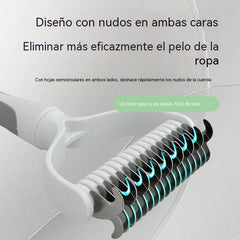 🐶【Compra 1 y llévate 1 gratis（2 piezas）】🧹 Cepillo autolimpiante de doble cara para mascotas: elimina el pelo muerto y reduce la caída del pelo en perros y gatos.
