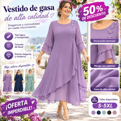 🌸【50% de descuento】【S-5XL】❤️2026 Nuevos vestidos de gasa de alta calidad👗