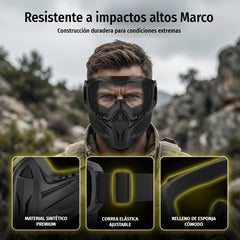 Mascarilla facial completa desmontable