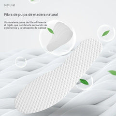【30 pares】👟👍Plantillas desechables que absorben el sudor y son resistentes al olor, transpirables y suaves.