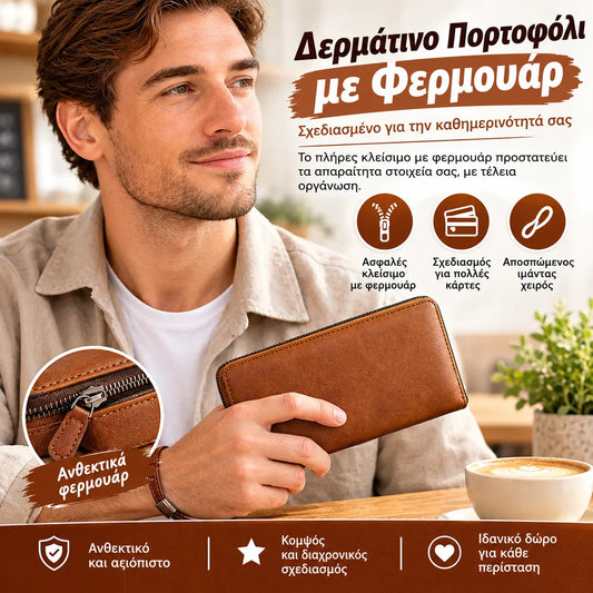 ✨ Dnes sleva 50 %! 👔 Pánská peněženka na zip – velká kapacita, multifunkční, s přihrádkami na karty