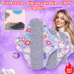 🔥🌈【5 piezas】Almohadilla antibacteriana de algodón y grafeno lavable