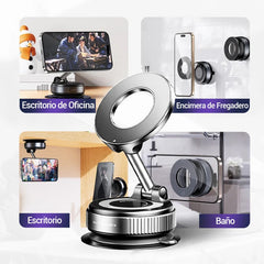 🔥 ¡OFERTA RELÁMPAGO! 🔥 📱 Soporte Magnético 360° para Móvil – ¡Manos libres en cualquier lugar! 🚗 Súper adherencia • Rotación completa • Instalación en segundos