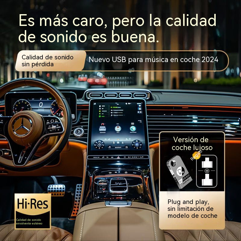 🚗🎵🎵【 32G】 【Unidad flash USB de música】contiene 3000 canciones, 200 MV y efectos de sonido 6D