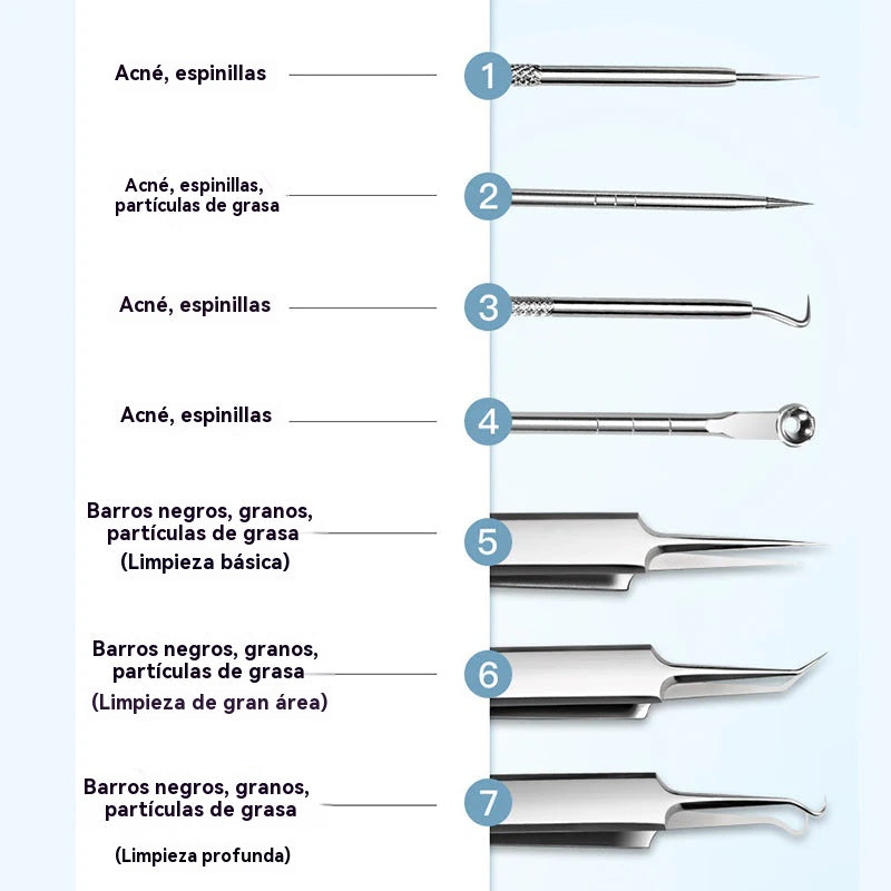 【Compra 1 y llévate 1 gratis】💓Descuento de último día💥Juego de herramientas de grado médico para eliminar puntos negros