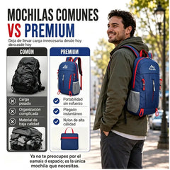 🎒💧 Mochila de Camping Plegable e Impermeable – Ligera, Resistente y Fácil de Guardar 🏕️