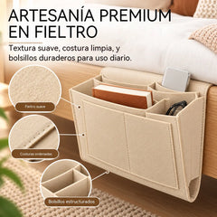🔥 ¡50% de descuento! 🛏️✨ Organizador colgante para la cama: ten a mano lo esencial.
