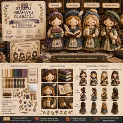 Pēdējā diena: Izmanto 49% atlaidi!  Pašrocīgi veidojams miniatūrs "patchwork" (tekstila mozaīkas) komplekts no sērijas "Miniature World".