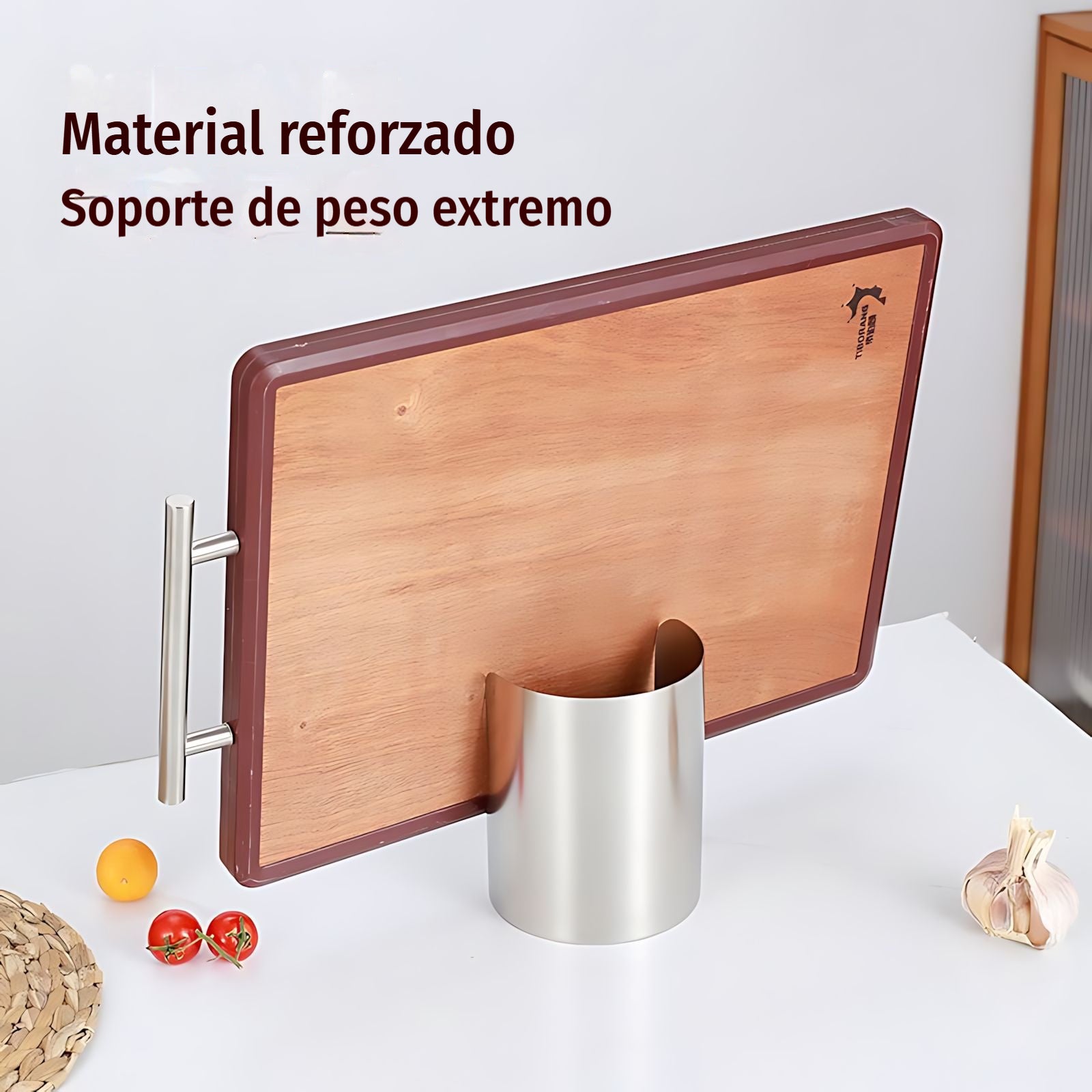 🍳【Compra 1 y llévate 1 gratis】🔪 Organizador multifuncional de acero inoxidable 304 para utensilios de cocina – soporte para tapas, espátulas, cucharas y tablas de cortar ✨🧑‍🍳