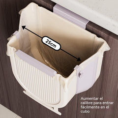 🗑️🚪Cubo de basura plegable colgante para cocina, cubo de basura colgante para puerta de armario doméstico