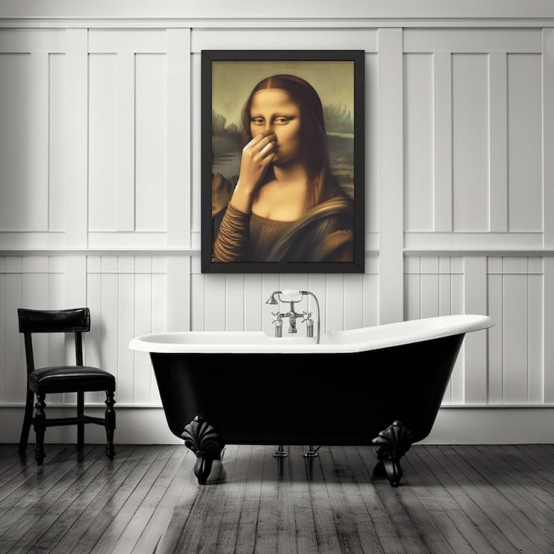 🥰Decoración de baño/habitación retro divertida