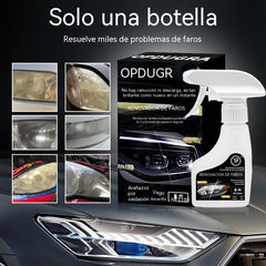 🚗💡Agente restaurador de faros de coche 180 ml + líquido de recubrimiento cerámico 10 ml