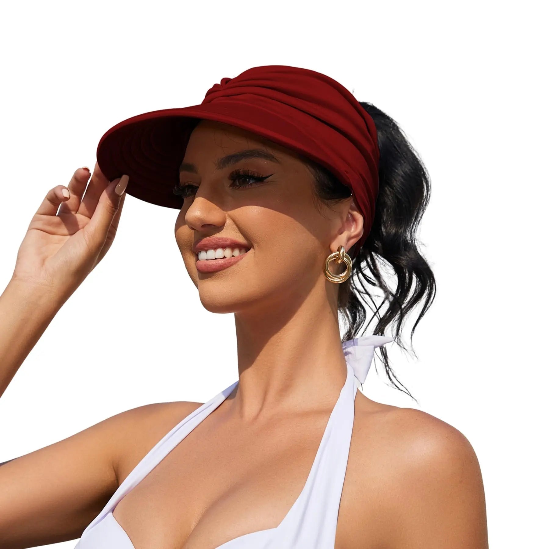 💥✨【Compra uno y llévate otro gratis】☀️🧢Sombrero solar para mujer con protección UV UPF50+