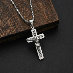 ✨【Oferta por tiempo limitado】✝️Collar con cruz de Jesús---✝️Esta cruz es un símbolo de Jesucristo.