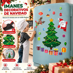 🎄🧲 Imán de PVC Árbol de Navidad para Nevera, Coche y Garaje | Decoración Reutilizable sin Adhesivo ✨