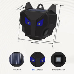 🔥【Oferta por tiempo limitado】Huerto Estanque de peces Campo de arroz Repelente solar de aves Alarma de luz y sonido