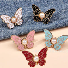 🌸🦋 COMPRA 5 Y LLÉVATE 5 GRATIS 🎁💜 Hebilla ajustable de cintura con forma de mariposa extraíble: sin herramientas, ajuste perfecto para jeans, faldas y vestidos ✨👗💃