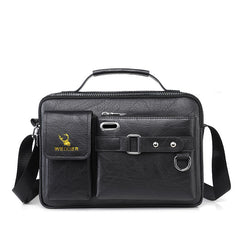 🔥🤵🤵 2025 Nuevo bolso de hombro de cuero genuino para hombre retro de moda