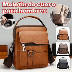 🏆【Agotado pronto】👜 Bolso casual de piel de vacuno para hombre