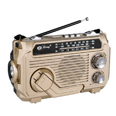 🏕️Linterna portátil con radio AM multifunción