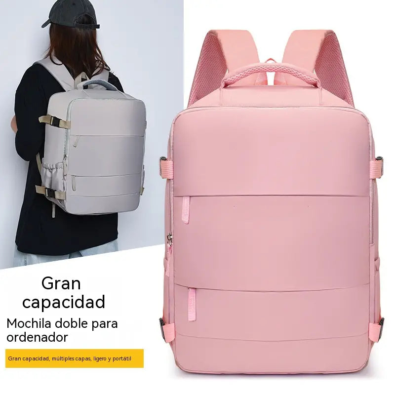 Mochila multifuncional informal, de gran capacidad, ideal para viajes de negocios de corta distancia.