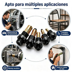 【75pcs】🛠️ Juego de Remachadora de Tuercas Manual | Herramienta Fácil para Colocar Tuercas Remachables en Metal, Chapas y Automóviles (M3-M6)🔧