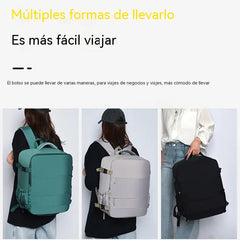 Mochila multifuncional informal, de gran capacidad, ideal para viajes de negocios de corta distancia.