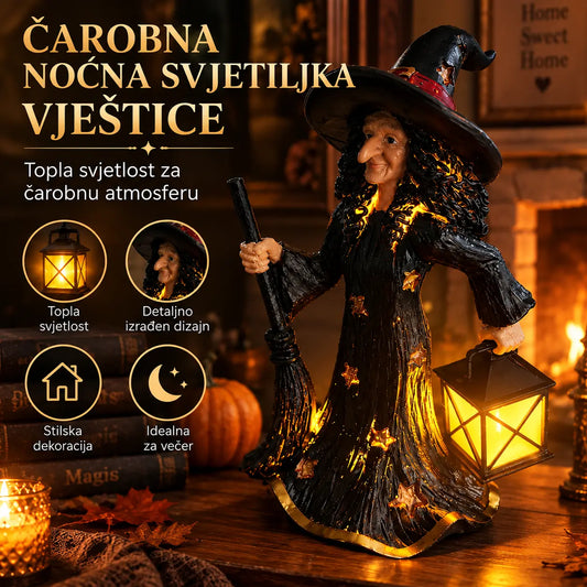 🧙✨Dekoracija noćne lampe sa zvjezdanim vješticama