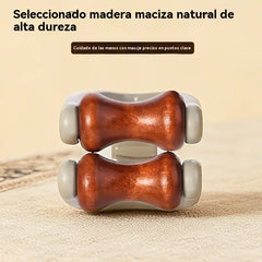 🎁【2 piezas】🌿 Masajeador de dedos de madera maciza: Los rodillos de madera natural ayudan a desbloquear los meridianos articulares y a aliviar la fatiga de las manos. 🌿