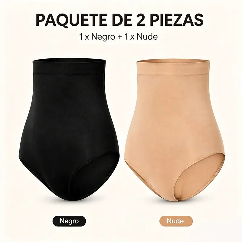 👙【Juego de 2 piezas】✨ Bragas Moldeadoras de Cintura Alta con Efecto Levanta Glúteos – Sin Costuras, Transpirables y con Sujeción para una Silueta Perfecta 🍑