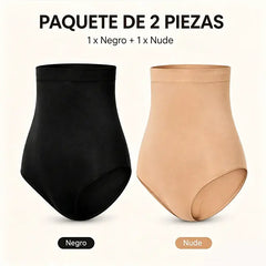 👙【Juego de 2 piezas】✨ Bragas Moldeadoras de Cintura Alta con Efecto Levanta Glúteos – Sin Costuras, Transpirables y con Sujeción para una Silueta Perfecta 🍑
