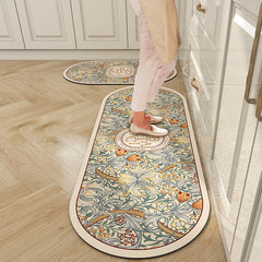 【45*75cm】💥Oferta por tiempo limitado💥Nueva alfombra de cocina de barro de diatomeas, absorbente de agua, antideslizante y resistente a la suciedad