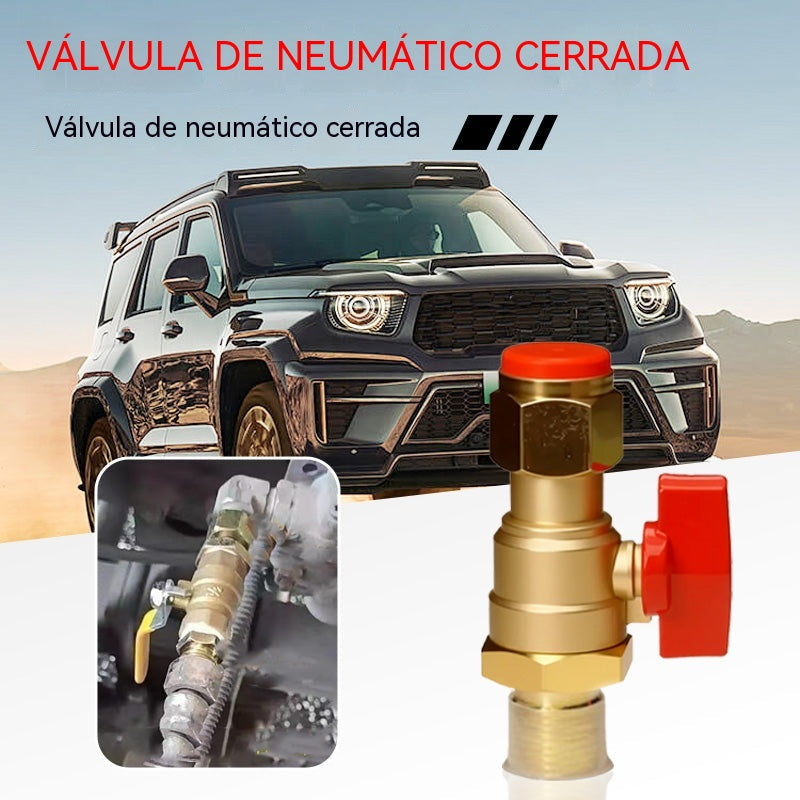 🚛🔧 Juego de válvulas de cierre para frenos neumáticos | Herramienta de emergencia para detectar y aislar fugas de aire