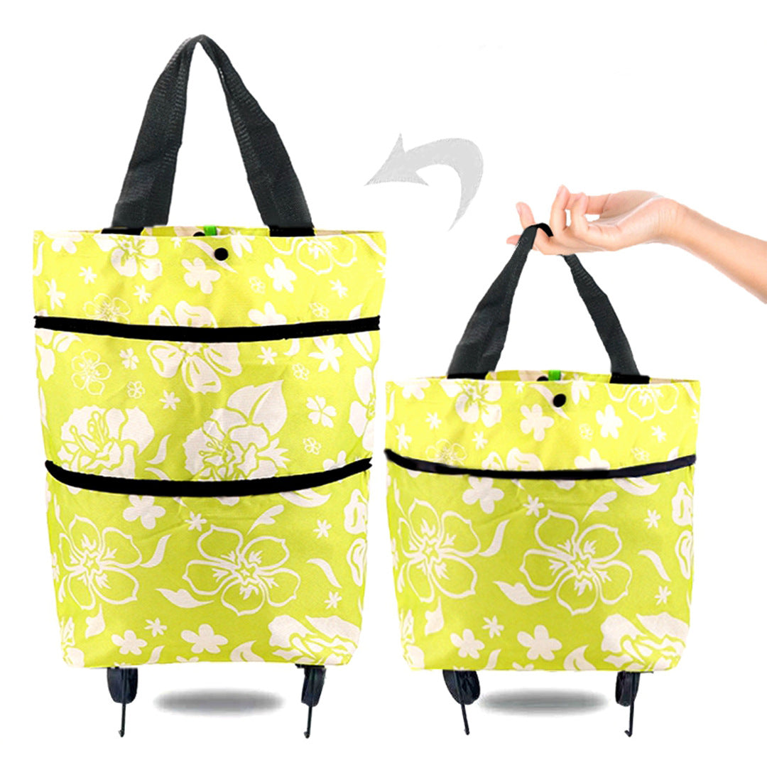 🛒 Carrito de compras plegable 2 en 1 – Tu aliado ligero y multifunción 🛍️✨