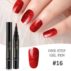 ✨️【4 piezas】💅🌈Lápiz de esmalte de uñas 3 en 1
