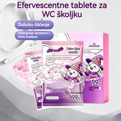 🔥 1 kutija (6 vrećica) – samo 25 € 🫧🚽 Efervescentne tablete za WC školjku – Dubinsko čišćenje, uklanjanje kamenca i miris breskve ✨🫧