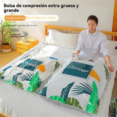 【5 artículos】Bolsas de compresión/bolsas de almacenamiento al vacío, ideales para guardar ropa y edredones, resistentes a la humedad y al polvo, y aptas para uso estacional.