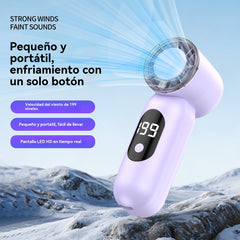 🍃🌀Nuevo ventilador portátil de mano, con gran potencia de aire y una agradable sensación de frescor