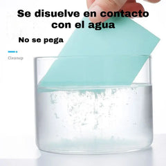 🔥【400/800 piezas】💦Papel de limpieza, potentes pastillas de limpieza para descontaminación, limpieza de suelos, lavandería doméstica, limpieza profunda y cuidado blanqueador.