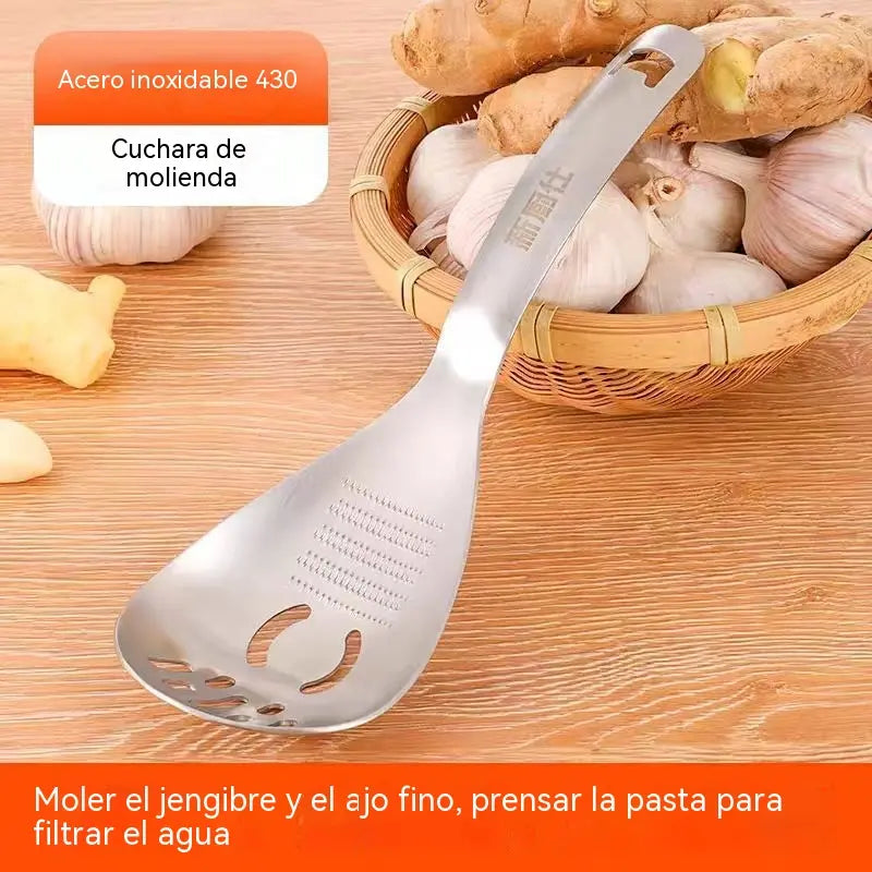 🔥50% de descuento🔥🥄Cuchara y colador multifuncional de acero inoxidable