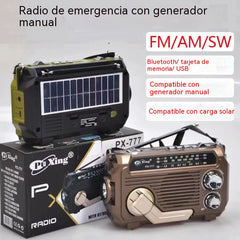 🏕️【Oferta por tiempo limitado】Linterna portátil con radio AM multifunción